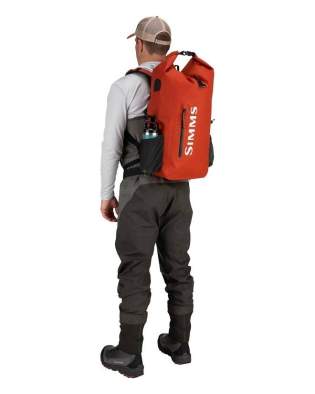 Simms Dry Creek Rolltop Backpack 30L, Simms Orange