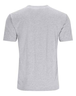 Simms Wood Trout Fill T-Shirt, Grey Heather