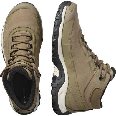Salomon SHELTER WP, Stone Gray-Black-Rainy Day