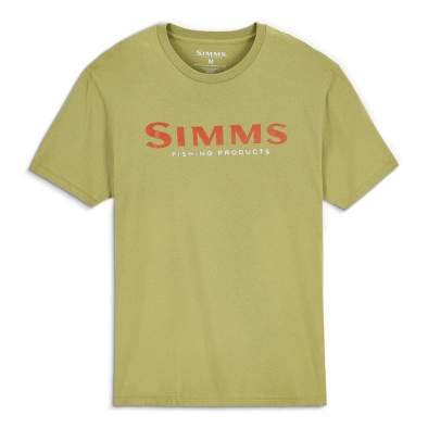 Simms Logo T-Shirt, Tent Green